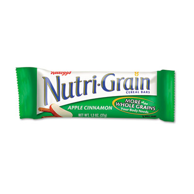 Kellogg&#39;s Nutri-Grain Cereal Bars, Apple-Cinnamon, Indv