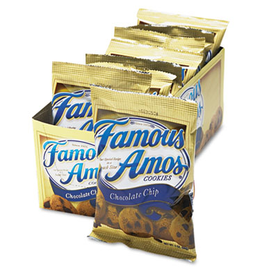 Kellogg&#39;s Famous Amos Cookies, Chocolate Chip, 2oz