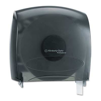 KIMBERLY-CLARK PROFESSIONAL*
IN-SIGHT JRT Jr. Tissue
Dispenser, 10 3/5w x 5 1/2d x
10 4/5h, Smoke/Gray