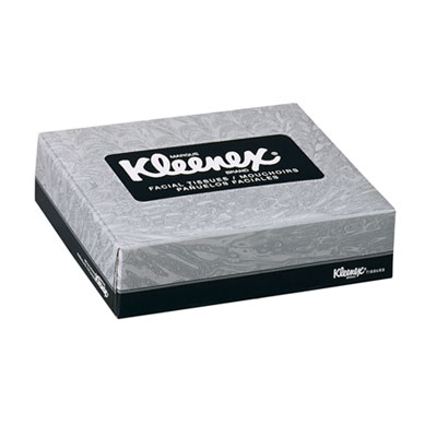 KIMBERLY-CLARK PROFESSIONAL* KLEENEX White Facial Tissue,