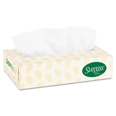 KIMBERLY-CLARK PROFESSIONAL*
SURPASS 100% Recycled Fiber
Facial Tissue, 2-Ply