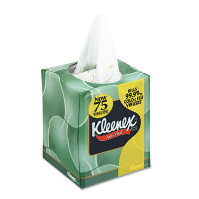 KIMBERLY-CLARK PROFESSIONAL*
KLEENEX BOUTIQUE Anti-Viral
Facial Tissue, 3Ply, POP-UP
Box