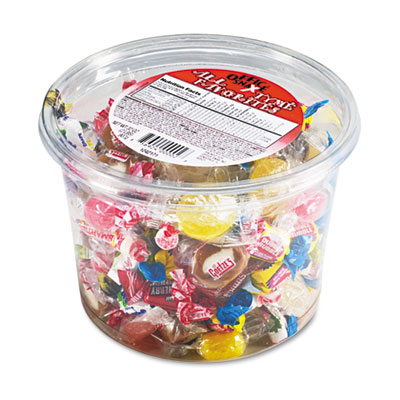 Office Snax All Tyme Favorite
Assorted Candies and Gum, 2lb
Plastic Tub