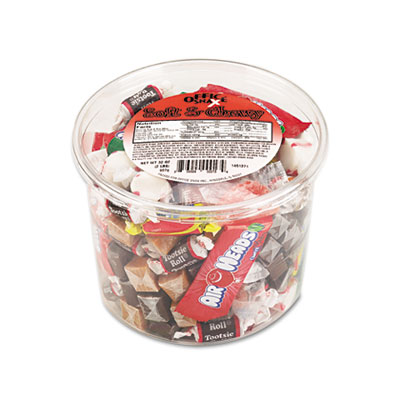 Office Snax Soft &amp; Chewy Mix,
Assorted Soft Candy, 2lb
Plastic Tub