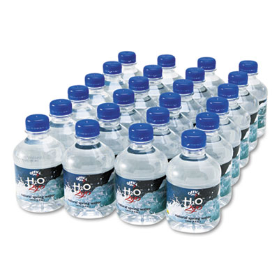 Office Snax Bottled Spring Water, 8 oz., 24