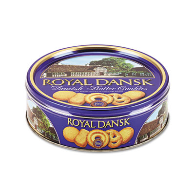 Royal Dansk Cookies, Danish Butter, 12oz Tin
