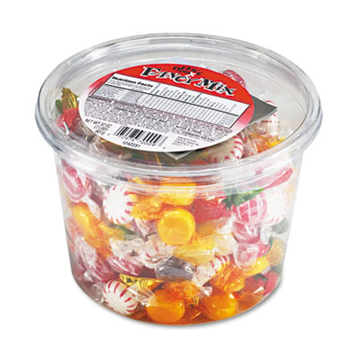 Office Snax Fancy Assorted
Hard Candy, Individually
Wrapped, 2lb Tub