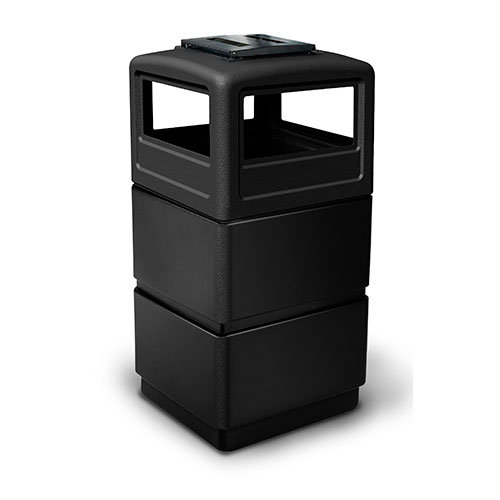 38-Gallon 3-tier Waste Container with Dome Lid