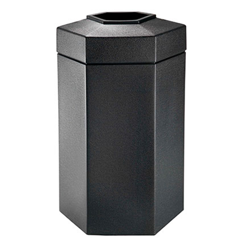50-Gallon Hex Waste Container