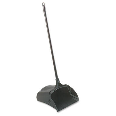 Rubbermaid Commercial Lobby
Pro Dustpan w/Wheels, 12
1/2w, Vinyl-Coated
Polypropylene, Black