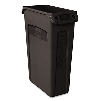 Rubbermaid Commercial Slim Jim Receptacle, Venting