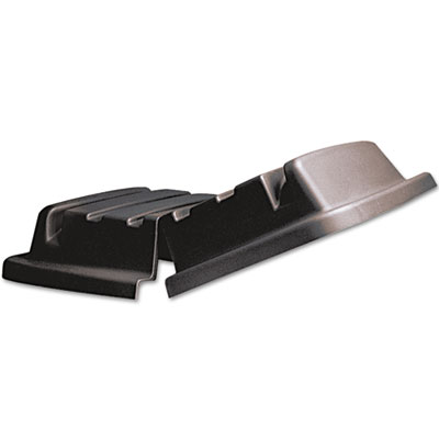 Rubbermaid Commercial Hinged Dome Lid for Cube Truck, Black