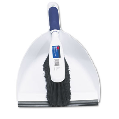 Rubbermaid Commercial Duster Brush w/Plastic Dustpan, White