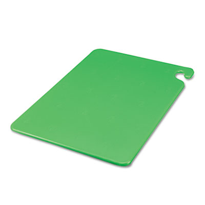 San Jamar Cut-N-Carry Color
Cutting Board, Plastic, 20w x
15d x 1/2h, Green