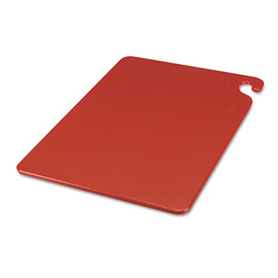 San Jamar Cut-N-Carry Color
Cutting Board, Plastic, 20w x
15d x 1/2h, Red