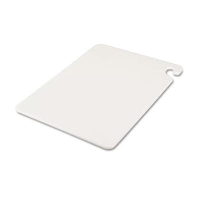 San Jamar Cut-N-Carry Color
Cutting Board, Plastic, 20w x
15d x 1/2h, White