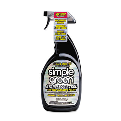 simple green Stainless Steel
One-Step Cleaner &amp; Polish, 32
oz. Spray Bottle