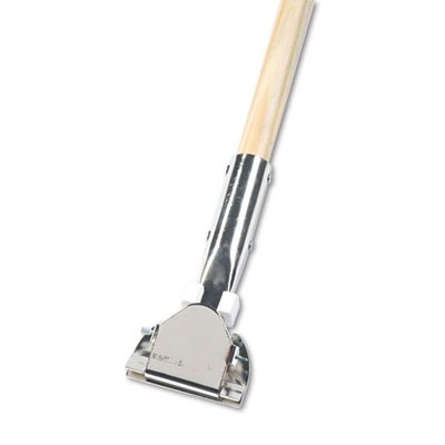 UNISAN Clip-On Dust Mop Handle, Lacquered Wood,