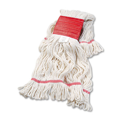 UNISAN Super Loop Wet Mop
Head, Cotton/Synthetic, Large
Size, White