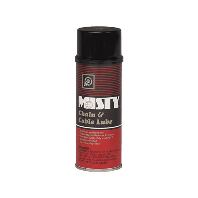 Misty Chain &amp; Cable Spray Lube, Aerosol Can, 12oz
