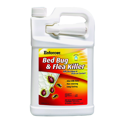 Enforcer Bed Bug &amp; Flea Killer, 1 gal Bottle, For Bed