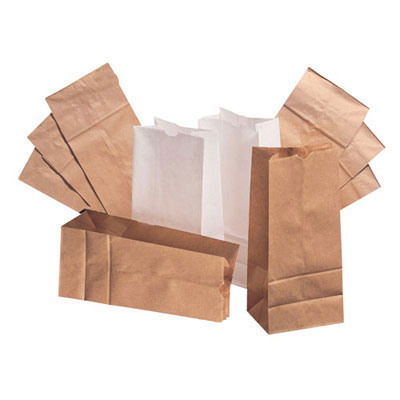 General 10# Paper Bag, 35-lb
Base Weight, White, 6-5/16 x
4-3/16 x 13-3/8, 500-Bundle