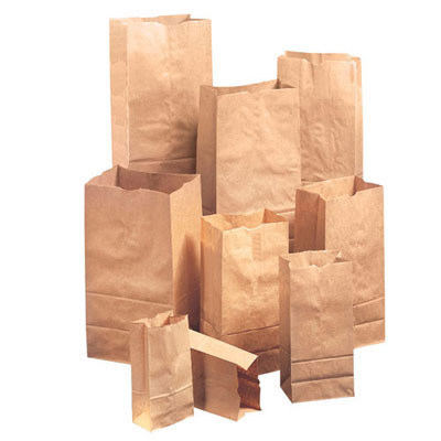 General 10# Paper Bag, 57-lb
Base, Brown Kraft, 6-5/16 x
4-3/16 x 13-3/8, 500-Bundle