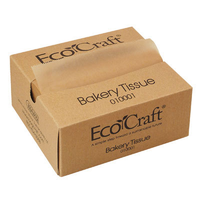 Bagcraft Papercon EcoCraft
Interfolded Soy Wax Deli
Sheets, 6 x 10 3/4, 1000/Box