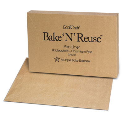 Bagcraft Papercon EcoCraft
Bake &#39;N&#39; Reuse Pan Liner, 16
3/8 x 24 3/8, 1000/Box