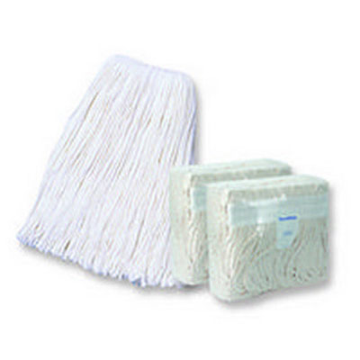 Boardwalk Mop Head, Cotton, Cut-End, White, 4-Ply, #16