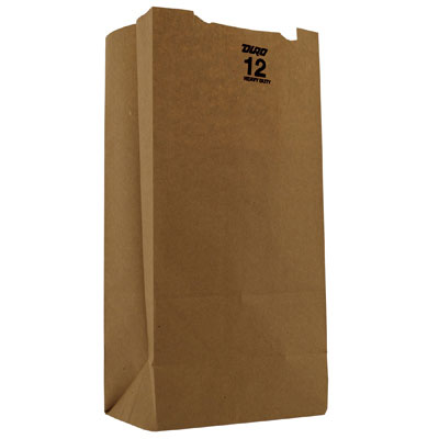 General 12# Paper Bag,
Heavy-Duty, Brown Kraft,
7-1/16 x 4-1/2 x 13-3/4,
500-Bundle