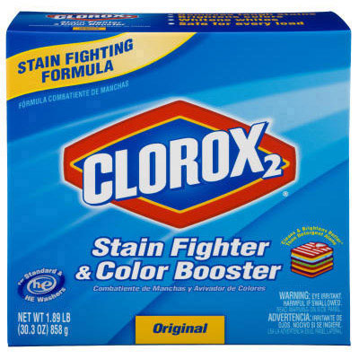 Clorox 2 Stain Remover and
Color Booster, Liquid,
Original, 30.3oz Bottle