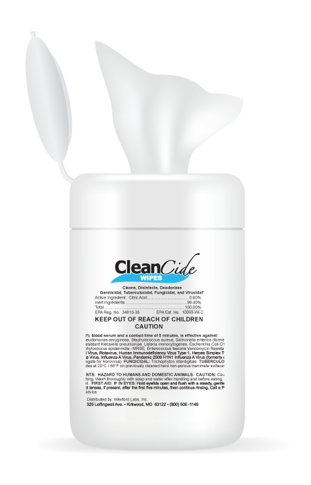 CLEANCIDE, 160ct canister (12  canisters per case)