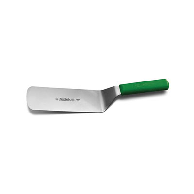 Dexter Cake Turner, 8 x 3
in., Sani-Safe, High-Carbon
Steel with Green Handle,
1/Each