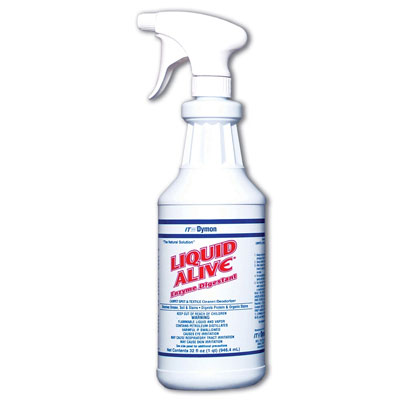 Dymon LIQUID ALIVE Enzyme
Digestant Carpet/Textile
Cleaner/Deodorizer, 1gal
Bottle