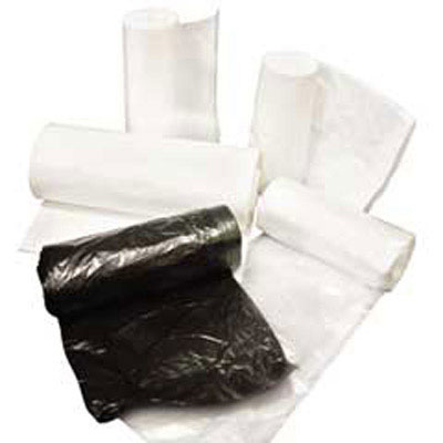 Essex High-Density Can
Liners, 43 x 48, 56-Gallon,
22 Micron, Black, 25/Roll