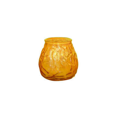 Fancy Heat Victorian Filled Candle, Amber, 60 Hour Burn,
