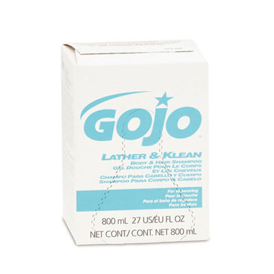 GOJO Lather &amp; Klean Body &amp; Hair Shampoo Refill,