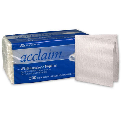 Georgia Pacific Professional Luncheon Napkins, 1-Ply, 12.5