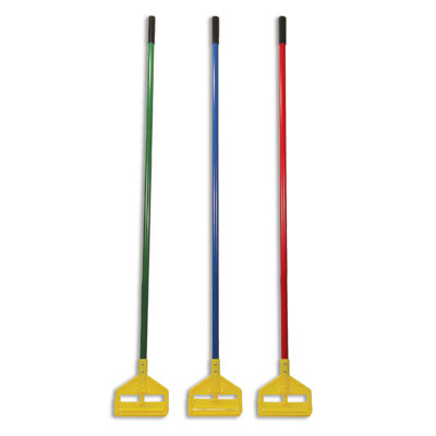 Rubbermaid Commercial Invader
Fiberglass Side-Gate Wet-Mop
Handle, 60&quot;, Blue/Yellow