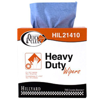 Hillyard Wiper Heavy Duty
9X16.5&quot; Bl 125Bx 4C