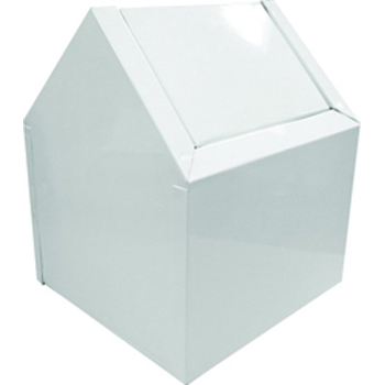 Hillyard Receptacle Disposal Unit Swing Top Wh