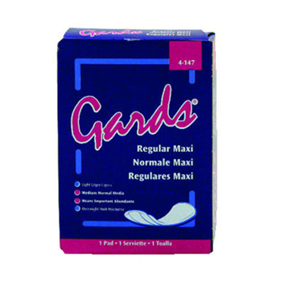 Hospital Specialty Co. Gards
Maxi Pads, Size 8