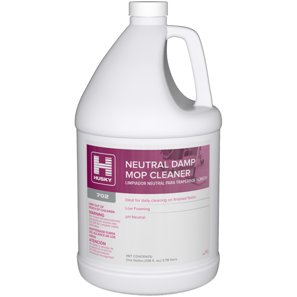 Husky #702 - Neutral Damp Mop  Cleaner - 4 Gal/Case