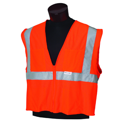 KIMBERLY-CLARK PROFESSIONAL*
JACKSON SAFETY ANSI Class 2
Deluxe Safety Vest,
Med/Large, Orange/Silver