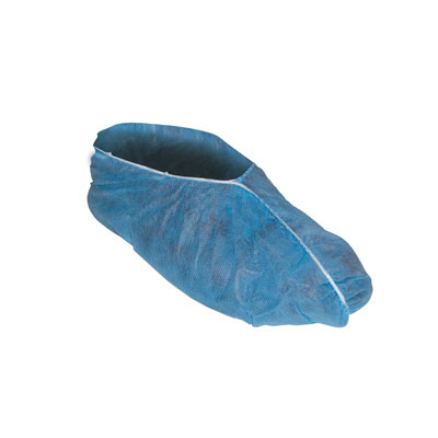 KIMBERLY-CLARK PROFESSIONAL*
KLEENGUARD A10 LightDuty Shoe
Covers, Polypropylene,
Universal, Blue