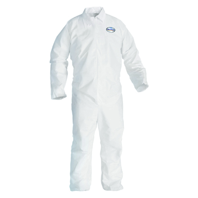 KIMBERLY-CLARK PROFESSIONAL*
KLEENGUARD A20 Breathable
Particle Protection
Coveralls, 4XL, White