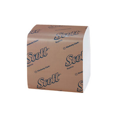 KIMBERLY-CLARK PROFESSIONAL*
SCOTT Side-Fold Dispenser
Napkins, 1-Ply, Side-Fold,
17&quot; x 10&quot;