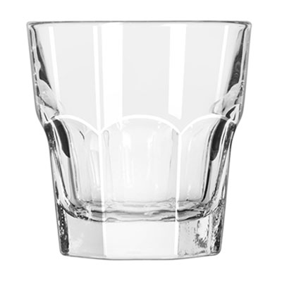 Libbey Gibraltar Rocks Glasses, 7 oz, Clear