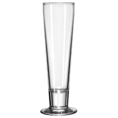 Libbey Catalina Footed Beer Glasses, Pilsner, 12oz, 9&quot;